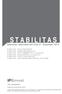 STABILITAS. Geprüfter Jahresbericht zum 31. Dezember 2012