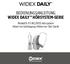 BEDIENUNGSANLEITUNG WIDEX DAILY HÖRSYSTEM-SERIE. Modell D-FS RIC/RITE-Hörsystem Hörer-im-Gehörgang-/Hörer-im-Ohr-Gerät