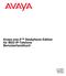 Avaya one-x Deskphone Edition für 9620 IP-Telefone Benutzerhandbuch