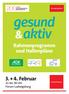 Februar. Rahmenprogramm und Hallenpläne. 11 bis 18 Uhr Forum Ludwigsburg. lkz.de/messen. Messeprogramm. Gesundheitszentrum Ludwigsburg