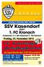 aktuell Sonntag, 4. November 2012, Uhr SSV Kasendorf gegen