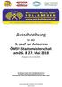 Ausschreibung. für den. 1. Lauf zur Autocross ÖMSV-Staatsmeisterschaft am 26. & 27. Mai 2018 (Ersatztermin: 02. & )