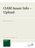 OAM Issuer Info Upload. Benutzerhandbuch