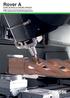 Rover A. Centri di lavoro a controllo numerico Numerical control machining centre CNC-gesteuerte Bearbeitungszentren