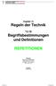Kapitel 13 Regeln der Technik Begriffsbestimmungen und Definitionen REPETITIONEN