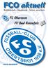 FCO aktuell. Bezirkspokal 1. Hauptrunde - Saison 2014/2015. FC Obertsrot FV Bad Rotenfels