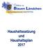 Haushaltssatzung und Haushaltsplan 2017
