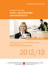 2012/13. hotel, gastgewerbe und ernährung. berufliche weiterbildung. von profis für profis