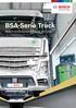 BSA-Serie Truck. Bosch-Bremsenprüfstände für Lkw