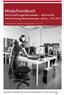 Modulhandbuch Wirtschaftsingenieurwesen technische Fachrichtung Maschinenbau M.Sc. PO 2013