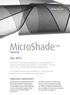 MicroShade. Typ: MS-A. Datenblatt. Progressiver Sonnenschutz