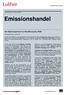 Emissionshandel. Der Regierungsentwurf zur Novellierung des TEHG. Luther News, 16. Februar Sehr geehrte Damen und Herren,