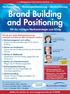 Brand Building and Positioning