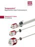 Temposonics Magnetostriktive lineare Positionssensoren. Temposonics G-Serie Kurzanleitung