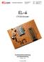 EL-4. ELcon. CTCSS-Encoder. Funktionsbeschreibung und Bauanleitung. Version 1.0b. Consulting & Engineering. Telefon Fax  Shop