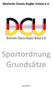 Deutsche Classic-Kegler Union e.v. Sportordnung Grundsätze