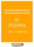 HALBJAHRESFINANZBERICHT HORNBACH BAUMARKT AG KONZERN H1 2015/2016 (1. MÄRZ 31. AUGUST 2015)