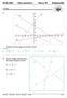 2 Zeichne in ein Koordinatensystem die Graphen folgender Geraden: Klassenarbeit 1 Klasse 8l Mathematik. Lösung. a) b)