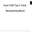 Acer USB Typ-C Dock. Benutzerhandbuch