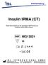 Insulin IRMA (CT) Radio-Immunoassay für die quantitative Bestimmung von humanem Insulin (INS) in Serum.