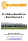 Produktpräsentation - SolarCarport -