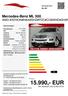 15.990,- EUR Diff. besteuert nach 25a USTG. Mercedes-Benz ML 500 AMG #XENON#H&K#SHZ#PDC#COMAND#2HAN. Preis: AL-54