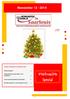 Weihnachts Spezial. Newsletter 12 / 2014 UNTER ANDEREN IN DIESEM HEFT. Weihnachtsgrüße 3. Weihnachtsspaß auf der Kinder- und Jugendfarm 4