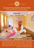 Kalender. Sivananda Yoga Vedanta Zentrum Wien. Jänner September Gratis Probestunde jeden Donnerstag h