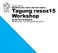 Tagung resoz15 Workshop