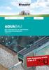 aquabau Das Programm für ein nachhaltiges Regenwassermanagement