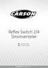 Reflex Switch 2/4 Stromverteiler. DE // Betriebsanleitung GB // Instruction Manual