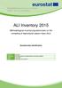 ALI Inventory Methodological inventory/questionnaire on the compiling of Agricultural Labour Input (ALI) Questionnaire identification