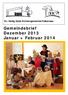 Ev. Heilig Geist Kirchengemeinde Falkensee. Gemeindebrief Dezember 2013 Januar + Februar 2014