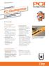 Anwendungsbereiche. Produkteigenschaften. Technisches Merkblatt 201 Stand Juli Mit PCI-Primer-Tabelle. PCI Elastoprimer 110
