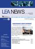 LEA NEWS. Generationen II und III zertifiziert LEA-Netzwerk auf 750 Mitglieder erweitert. Aus dem Inhalt: LEA NEWS. Ausgabe 2006 Jahrgang 2.