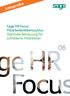 Leseprobe. Sage HR Focus Mitarbeiterlebenszyklus Optimale Betreuung für zufriedene Mitarbeiter.