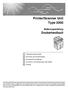 Printer/Scanner Unit Type Druckerhandbuch. Bedienungsanleitung