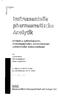 Lehrbuch zu spektroskopischen, chromatographischen, elektrochemischen und thermischen Analysenmethoden