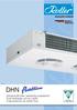 de/en/sp Deckenluftkühler, beidseitig ausblasend Dual discharge unit air cooler Evaporadores de doble flujo