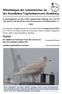 Mitteilungen des Arbeitskreises an der Staatlichen Vogelschutzwarte Hamburg