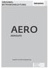 ORIGINAL BETRIEBSANLEITUNG AERO AEROLIFE. Wandlüfter mit Wärmerückgewinnung. Fenstersysteme Türsysteme Komfortsysteme
