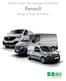 Modul-System Einrichtungsvorschlag für Renault. Kangoo, Trafic & Master.
