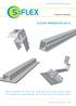 S:FLEX PRODUCTS Photovoltaic Mounting Systems. Product catalogue