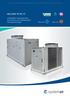 AQL/AQH 40 bis 75. Luftgekühlte Kaltwassersätze (nur Kühlen) und Wärmepumpen Planungsunterlagen. 40 bis 76 kw. 40 bis 77 kw