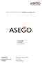 asego.net Dokumentation Updaten in asego.net Asego GmbH Yorckstrasse Delmenhorst