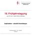 18. Frühjahrstagung vom 20. bis 21. April 2018 in Nürnberg Impfschäden aktuelle Entwicklungen