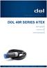 DOL 40R SERIES ATEX. DA Teknisk brugervejledning. EN Technical User s Guide. DE Technische Bedienungsanleitung.