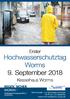 Hochwasserschutztag Worms 9. September 2018