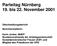 Parteitag Nürnberg 19. bis 22. November 2001