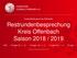 Restrundenbesprechung Kreis Offenbach Saison 2018 / 2019